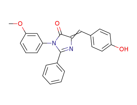 4-(4-hydroxybenzylidene)-1-(3-methoxyphenyl)-2-phenyl-1H-imidazol-5(4H)-one