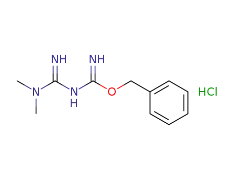 3-(benzylformimidate)-1,1-dimethyl guanide hydrochloride