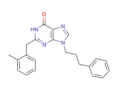 2-(2-methylbenzyl)-9-(3-phenylpropyl)-1,9-dihydropurin-6-one
