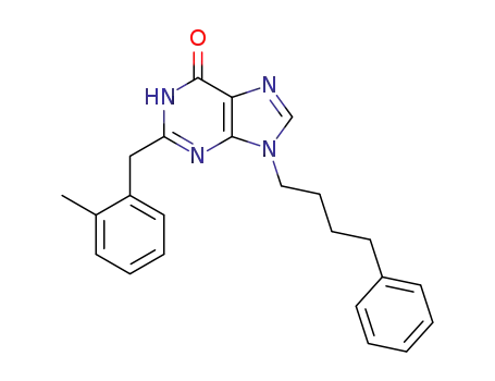 2-(2-methylbenzyl)-9-(4-phenylbutyl)-1,9-dihydro-purin-6-one