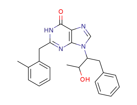 9-(1-benzyl-2-hydroxypropyl)-2-(2-methylbenzyl)-1,9-dihydropurin-6-one