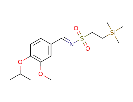 (E)-N-(4-isopropoxy-3-methoxybenzylidene)-2-(trimethylsilyl)ethane-1-sulfonamide