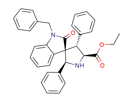 ethyl (2'S,3R,4'S,5'S)-1-benzyl-2-oxo-2',4'-diphenylspiro[indoline-3,3'-pyrrolidine]-5'-carboxylate