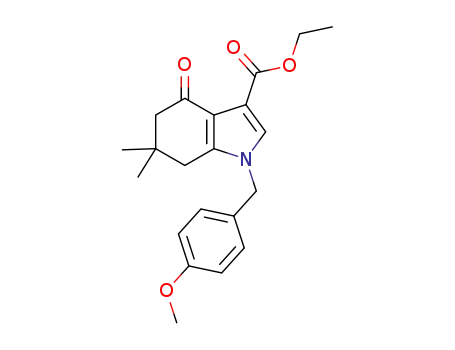 ethyl 1-(4-methoxybenzyl)-6,6-dimethyl-4-oxo-4,5,6,7-tetrahydro-1H-indole-3-carboxylate