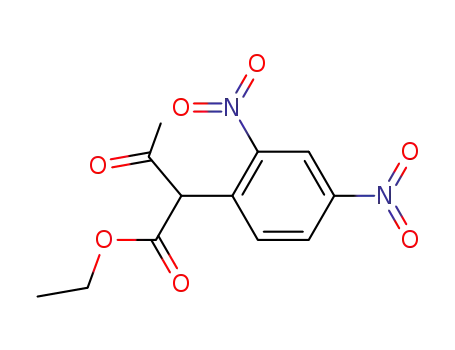 Molecular Structure of 5465-68-9 (2-(2,4-Dinitrophenyl)acetoacetic acid ethyl ester)