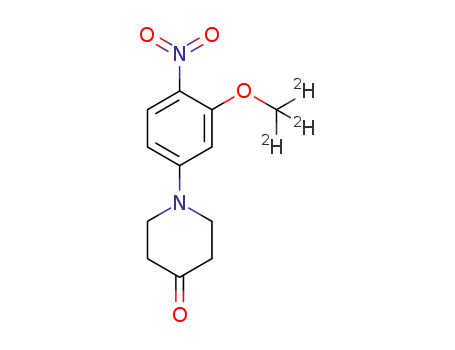 1-(3-[D3]methoxy-4-nitrophenyl)piperidin-4-one