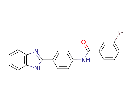 N-(4-(1H-benzo[d]imidazole-2-yl)phenyl)-3-bromobenzamide