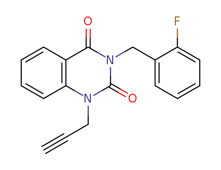 N3-(2-fluorobenzyl)-N1-(prop-2-yn-1-yl)quinazoline-2,4-dione
