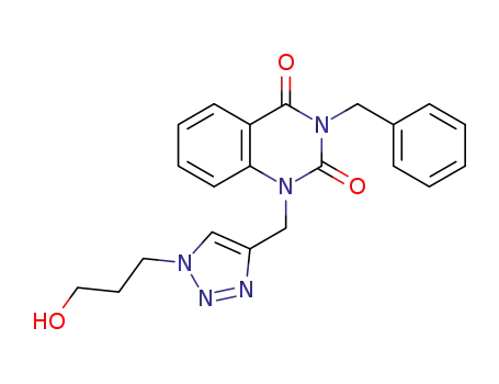 N3-benzyl-N1-{[1-(3-hydroxypropyl)-1H-1,2,3-triazol-4-yl]methyl}quinazoline-2,4-dione