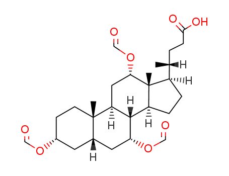 (3alpha,5beta,7alpha,12Alpha)-3,7,12-tris(formyloxy)cholan-24-oic acid