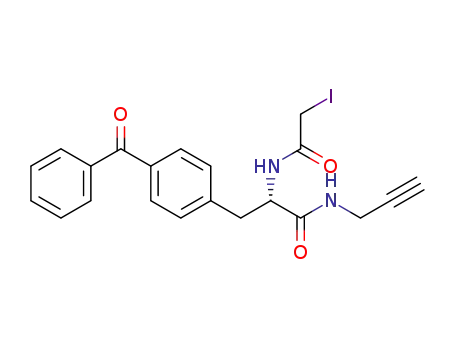 3-(4-benzoylphenyl)-2-(2-iodoacetamido)-N-(prop-2-yn-1-yl)propanamide