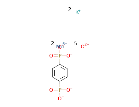 K2(Mo2O5)(O3P(C6H4)PO3)