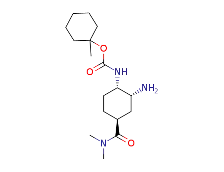1-methylcyclohexyl {(1S,2R,4S)-2-amino-4-[(dimethylamino) carbonyl]cyclohexyl}carbamate
