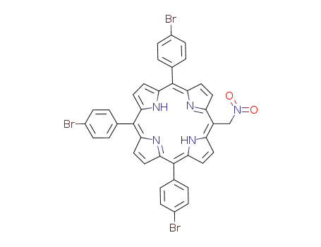 5,10,15-tris(4-bromophenyl)-20-(nitromethyl)porphyrin