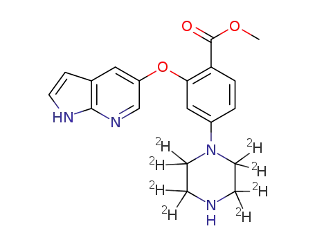 methyl 4-[(2,2,3,3,5,5,6,6-2H8)piperazin-1-yl]-2-(1H-pyrrolo[2,3-b]pyridin-5-yloxy)benzoate