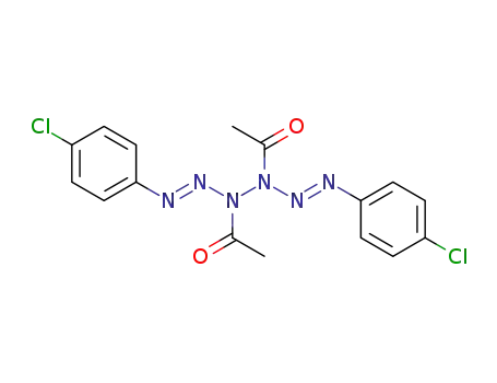 1,6-bis-(4-chlorophenyl)-3,4-diacetyl-1,5-hexazadiene