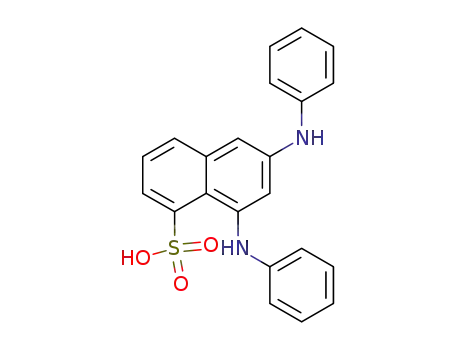 1-Naphthalenesulfonic acid, 6,8-bis(phenylamino)-