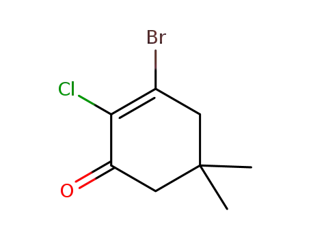3-bromo-2-chloro-5,5-dimethyl-2-cyclohexenone