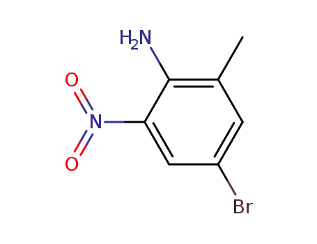 Molecular Structure of 77811-44-0 (4-Bromo-2-methyl-6-nitroaniline)