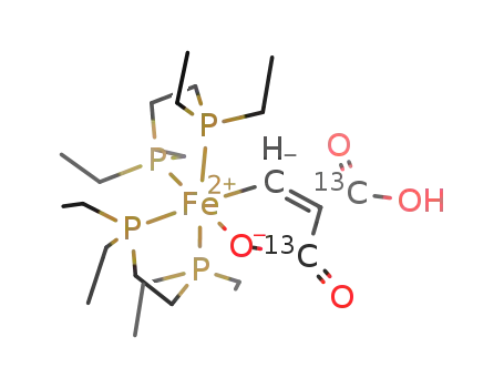 cis-[Fe(O13C(O)C(13C(O)OH)CH-κ2C,O)(1,2-bis(diethylphosphino)ethane)2]