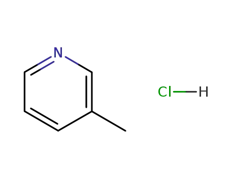 Molecular Structure of 14401-92-4 (Pyridine, 3-methyl-, hydrochloride)