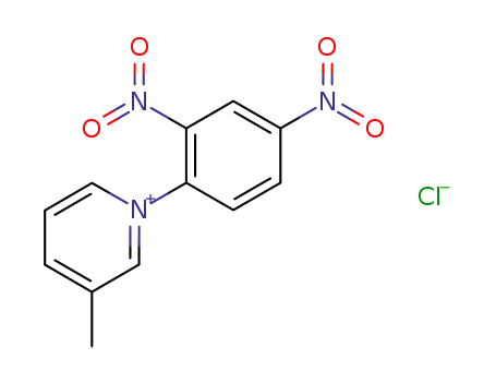 Molecular Structure of 6526-37-0 (Pyridinium, 1-(2,4-dinitrophenyl)-3-methyl-, chloride)
