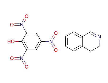 Molecular Structure of 63994-91-2 (Isoquinoline, 3,4-dihydro-, compd. with 2,4,6-trinitrophenol (1:1))