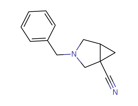 3-Azabicyclo[3.1.0]hexane-1-carbonitrile, 3-(phenylmethyl)-