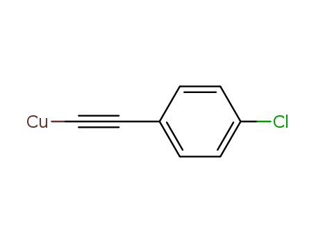 Molecular Structure of 49748-64-3 (Copper, [(4-chlorophenyl)ethynyl]-)