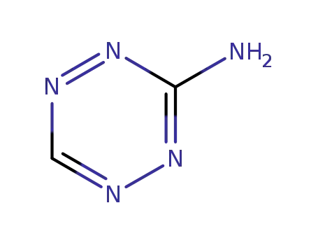 Molecular Structure of 79329-74-1 (1,2,4,5-Tetrazin-3-amine)
