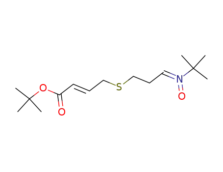 8-(tert-Butylimino)-5-thia-2-octensaeure-tert-butylester-N-oxid