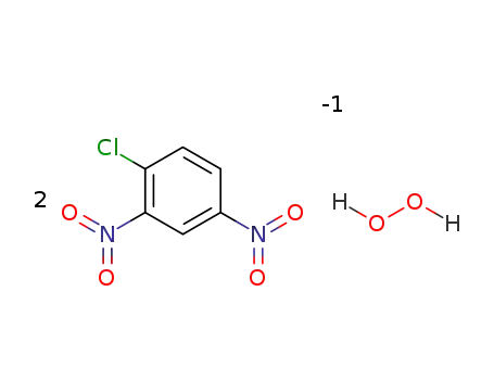 1-Chloro-2,4-dinitro-benzene; compound with hydrogen peroxide