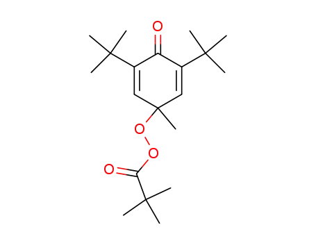 2,2-Dimethyl-propaneperoxoic acid 3,5-di-tert-butyl-1-methyl-4-oxo-cyclohexa-2,5-dienyl ester
