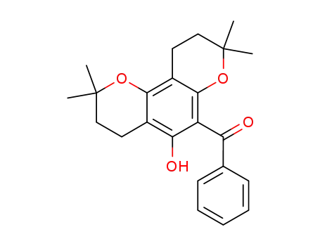 6-Benzoyl-5-hydroxy-2,2,8,8-tetramethyl-3,4,9,10-tetrahydro-2H,8H-benzo<1,2-b:3,4-b'>dipyran