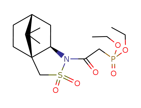 diethyl 2-oxo-2-((1S,2R)-N-camphor-10,2-sultam)-ethylphosphonate