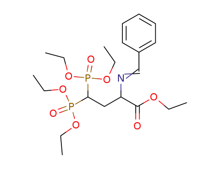 ethyl N-benzylidene-2-amino-4,4-bis(diethoxyphosphoryl)butyrate