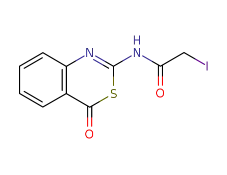 2-iodoacetylamino-4H-3,1-benzothiazin-4-one
