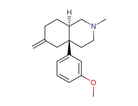 trans-decahydro-4a-(3-methoxyphenyl)-2-methyl-6-methyleneisoquinoline