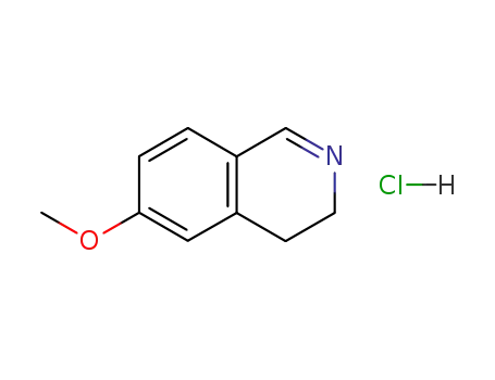 Molecular Structure of 93549-15-6 (3,4-Dihydro-6-methoxyisoquinoline hydrochloride)