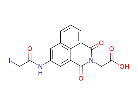 5-(iodoacetamido)-1,3-dioxo-1H-benzisoquinoline-2(3H)-acetic acid