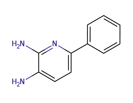 Molecular Structure of 144563-51-9 (2,3-Diamino-6-phenylpyridine)