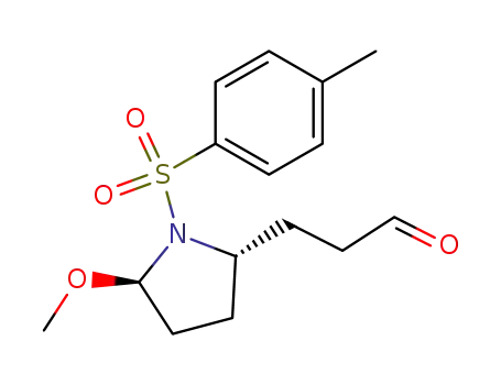 3-[(2S,5R)-5-Methoxy-1-(toluene-4-sulfonyl)-pyrrolidin-2-yl]-propionaldehyde