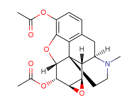 Morphinan-3,6-diol,4,5:7,8-diepoxy-17-methyl-, diacetate (ester), (5a,6a,7b,8b)- (9CI)
