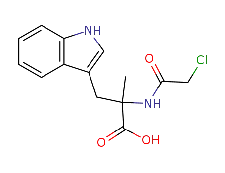 2-(2-Chloro-acetylamino)-3-(1H-indol-3-yl)-2-methyl-propionic acid