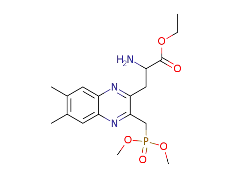 α-amino-6,7-dimethyl-3-<(dimethoxyphosphinyl)methyl>-2-quinoxalinepropanoic acid ethyl ester
