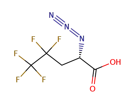 (-)-(S)-2-azido-4,4,5,5,-pentafluoropentanoic acid