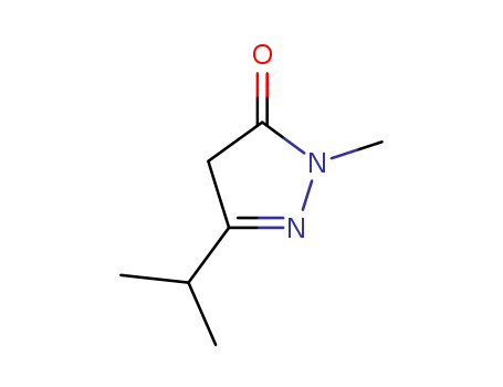 2,4-Dihydro-5-isopropyl-2-methyl-3H-pyrazol-3-one(31272-05-6)