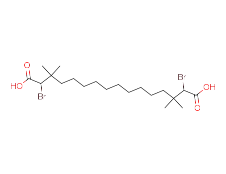 2,15-dibromo-3,3,14,14-tetramethylhexadecanedioic acid