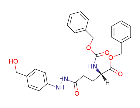 N2-(benzyloxycarbonyl)-L-glutamic acid 1-(benzyl ester) 5-(2-<4-(hydroxymethyl)phenyl>hydrazide)