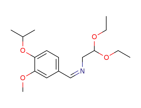 isopropoxy-4 methoxy-3 benzyliminoacetaldehyde diethylacetal